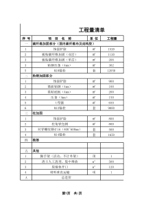 加固报价单