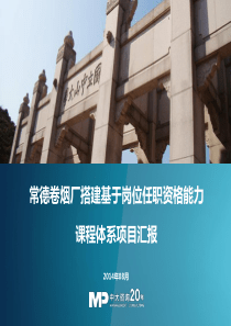 某公司搭建基于岗位任职资格能力课程体系案例总结