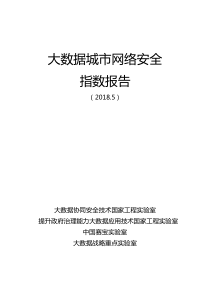 大数据实验室2018大数据城市网络安全指数报告2018553页