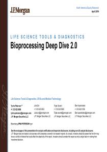 JP摩根美股医疗保健行业生命科学与诊断生物工艺深度研究202019432页