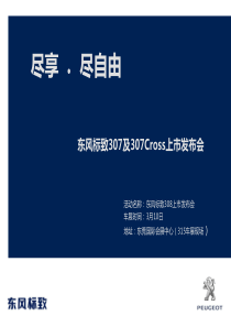 东风标致307及307Cross上市发布会活动方案（PPT24页）