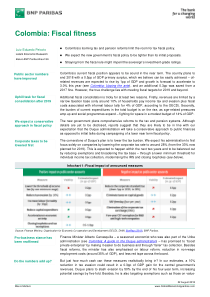 巴黎银行拉美地区宏观策略哥伦比亚财政健康201808229页