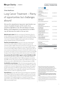 摩根士丹利中国医疗保健行业中国医疗肺癌治疗机会很多但挑战也很多201941792页