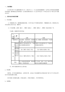 初中化学酸碱盐复习超详细