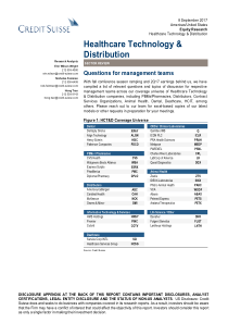 瑞信美股医疗技术与分配管理团队的问题20170908CREDITSUISSEHealthcareTe