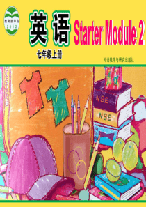 英语外研版七年级上册课件Starter-Module-2