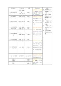 暑假招生宣传单页