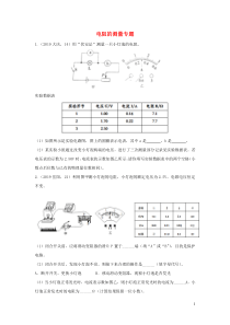 2019年中考物理试题分类汇编五49小灯泡的电阻的测量专题