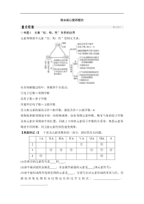 2020化学新素养同步人教必修二讲义素养练第1章章末核心素养整合解析