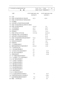 XXX宾馆质量与环境管理体系手册