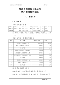 郑州百文股份有限公司案例评析