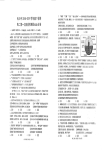 2019哈尔滨高二下学期第一次考试政治