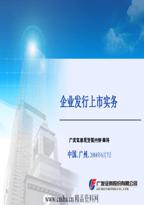 企业发行上市实务（PPT36）