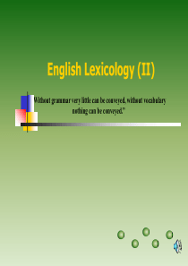 English-Lexicology-(II)