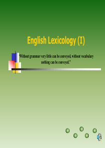 English-Lexicology-(I)