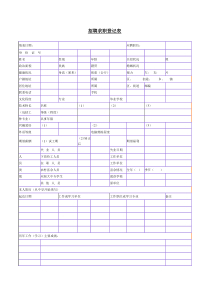 招聘求职登记表