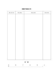 XX物业管理质量手册（DOC 104页）