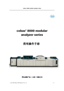 cobas-8000(-c-701-c-502-e602)分析仪用户操作手册4-增加e602