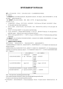 高考英语虚拟语气的用法总结