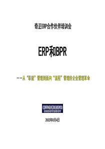 ERP&amp;BPR