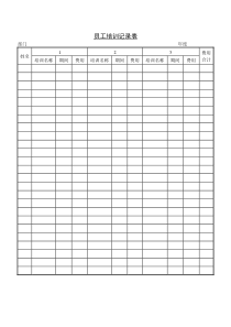 员工培训记录表全文案例分析电子版