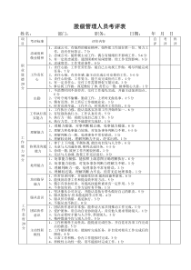 管理人员考评表全文案例分析电子版