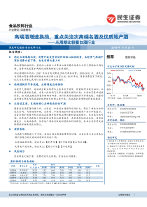 从周期比较看白酒行业高端酒增速换挡重点关注次高端名酒及优质地产酒20181121民生证券29页