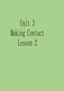 五年级下册Unit-3-Making-Contact-Lesson-2-课件-1