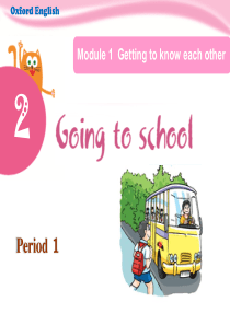 沪教牛津版五年级英语Unit-2-Going-to-school-Period-1