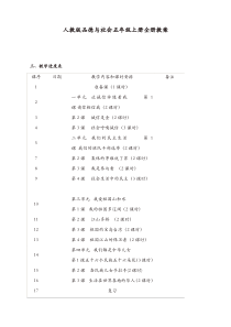 部编版五年级上册道德与法治-教案(全)