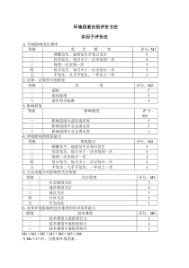 01.环境因素评价方法