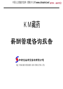 KM藏药薪酬管理咨询报告