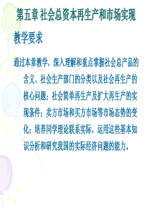 社会总资本再生产和市场实现