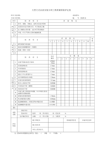 城市污水治理机电设备安装工程质量检验评定标准表(SZ-06-99)