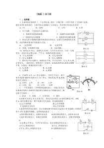 初中物理《电压》练习题