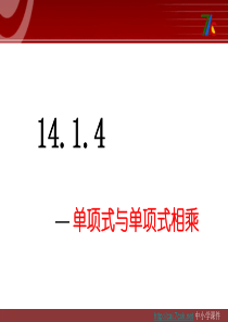 人教版数学八上14.1.4《整式的乘法》(一)PPT课件