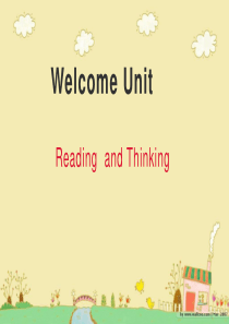 Welcome-Unit