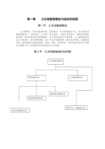 公关销售部管理手册