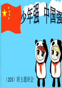 《少年强则国强》主题班会ppt课件