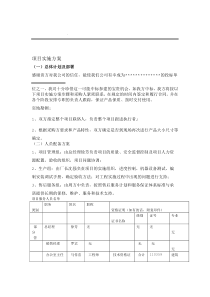 家具项目实施方案1