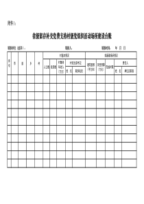 x级留存补交党费支持村级党组织活动场所建设台账1表格模板