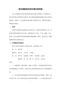 医院防灾与突发公共卫生事件应急管理手册（DOC44页）