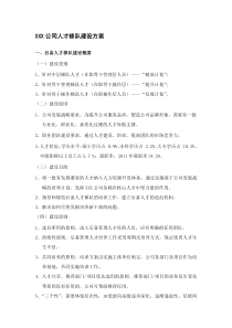 公司人才梯队建设方案