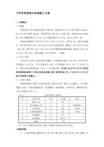 导流洞混凝土封堵施工方案