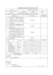 (钢梯)检验批质量检验记录表