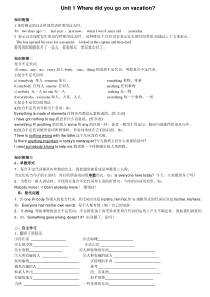 英语八年级上册unit1导学案