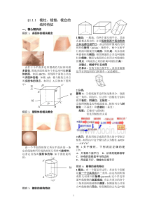 几何体的结构特征