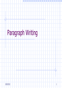 unit-1--writing-paragraph