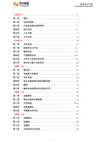 高中物理知识体系(鲁科版)