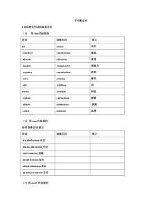 词类转化——抽象名词